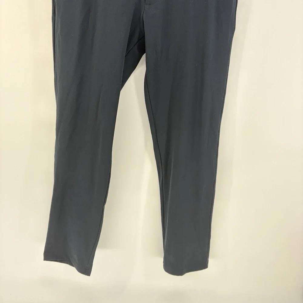 Uniqlo Smart 2-Way Stretch  Ankle Pants Mens Size L Drawstring‎ Blue Active Tech